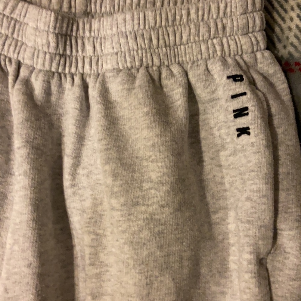 PINK Grey Joggers